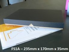 FS1A - Flat Box with Lid - 310mm x 220mm x 30mm