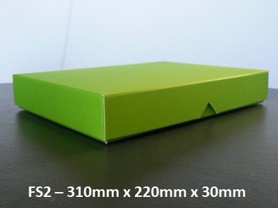 FS2 - Flat Box with Lid - 310mm x 220mm x 30mm