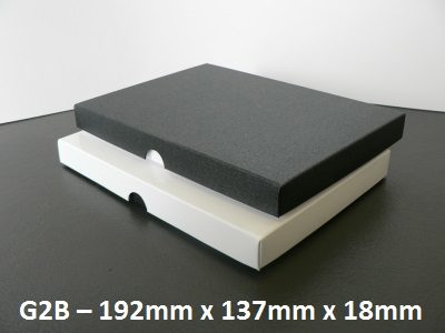G2B - Box with Lid - 192mm x 137mm x 18mm