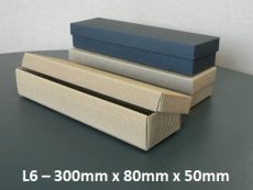 L6 - Long Box with Lid - 300mm x 80mm x 50mm