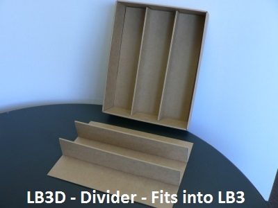 LB3D Divider - fits LB3 Box base