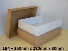 LB4 - Large Box with Lid - 350mm x 280mm x 80mm