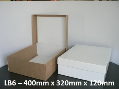 LB6 - Large Box with Lid - 400mm x 320mm x 120mm