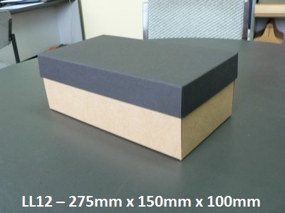LL12 - Long Box with Lid - 275mm x 150mm x 100mm