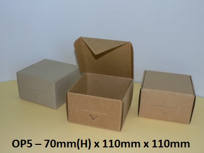 OP5 - One Piece Box - 70mm x 110mm x 110mm