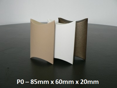 P0 - Pillow Box - 85mm x 60mm x 20mm