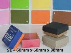 S1 - Square Box with Lid - 60mm x 60mm x 30mm