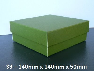 S3 - Square Box with Lid - 140mm x 140mm x 50mm