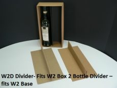 W2D - Wine Box Divider for W2 Double Wine Box