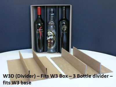 W3D - Wine Box Divider for W3 Triple Wine Box