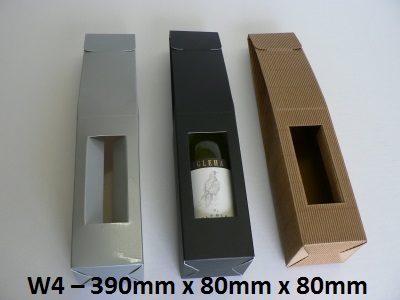 W4 - Single Wine Pack - 390mm x 80mm x 80mm