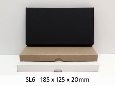 SL6 - Box with Lid - 185mm x 125mm x 20mm