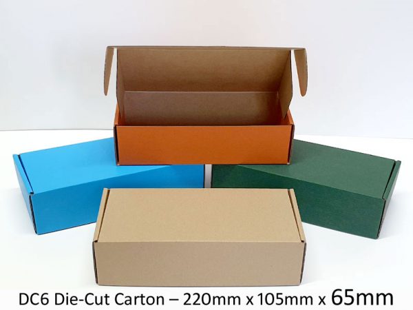 DC6 Die-Cut Carton - 220mm x 105mm x 65mm